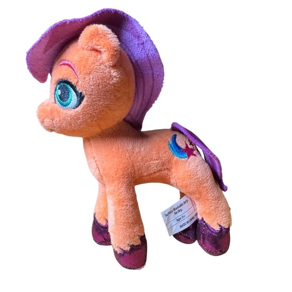My Little Pony Sunny Starscout Plush | Hasbro 2021 | Orange & Purple Mane - Picture 1 of 9